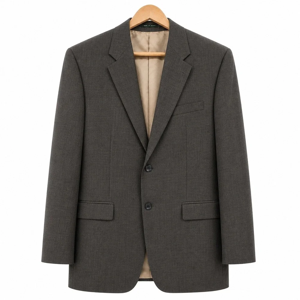 Lauren Ralph Lauren Blazer Mens 44R Brown Wool 2 Button Sport Coat Canada